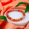 Orange Agate Bracelet