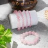 Round Rose Quartz Bracelet